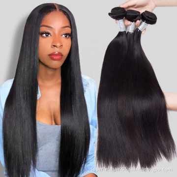 Hot Sale Straight Raw Virgin Brazilian Hair Bundle Cuticle Aligned Indian Hair Vendor Unprocessed Human Hair Bundles